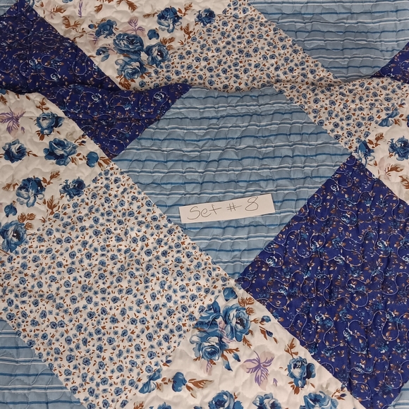 Floral Patchwork Quilt pillow covers sets